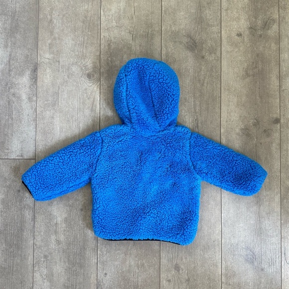 Snozu Blue Sherpa Jacket 100% Polyester Baby boy Size 3/6 Months - Picture 8 of 8